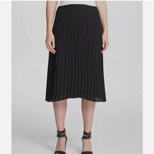 DKNY Black Pleated Skirt - Size 6